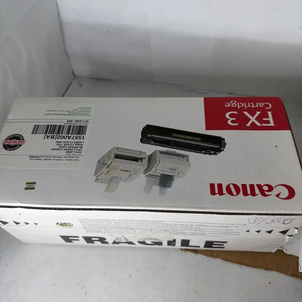 Canon FX-3 Toner Cartridge Black Brand New And Sealed In Box